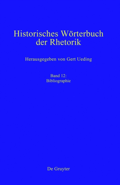 E-knjiga Bibliographie Gert Ueding