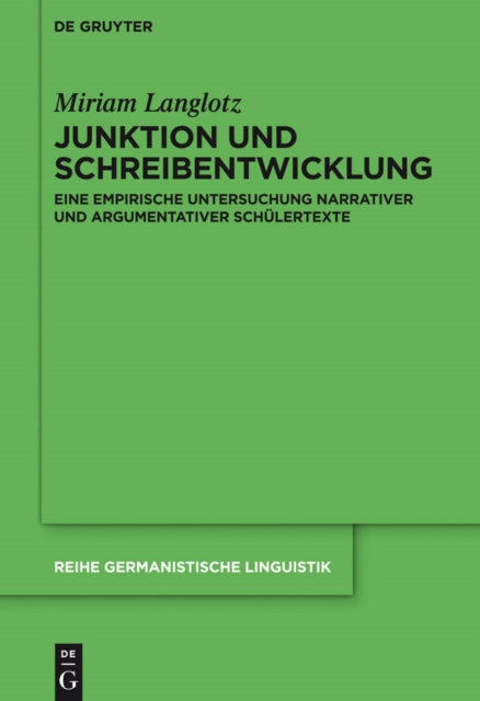 E-kniha Junktion und Schreibentwicklung Miriam Langlotz