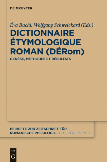 E-kniha Dictionnaire Etymologique Roman (DERom) Eva Buchi