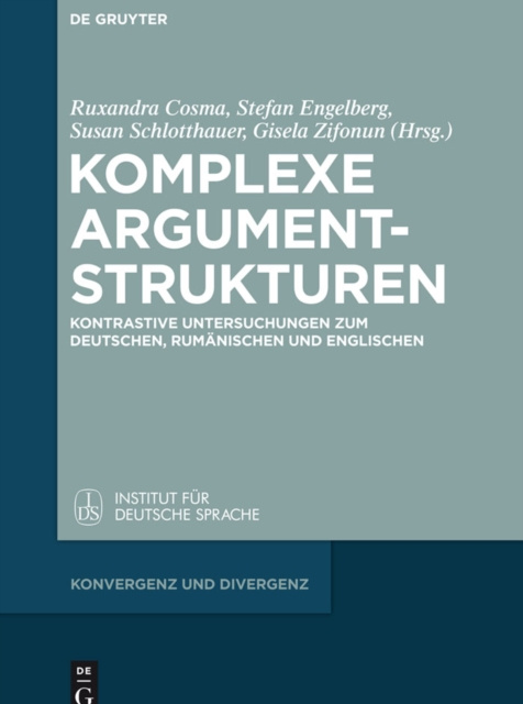 E-kniha Komplexe Argumentstrukturen Ruxandra Cosma