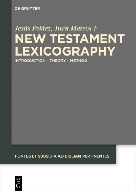 E-book New Testament Lexicography Jesus Pelaez