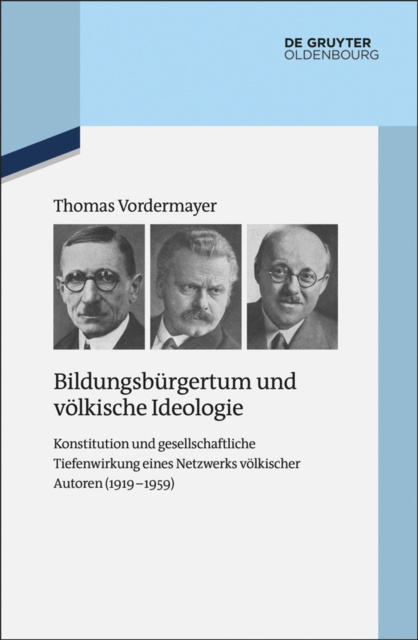E-kniha Bildungsburgertum und volkische Ideologie Thomas Vordermayer