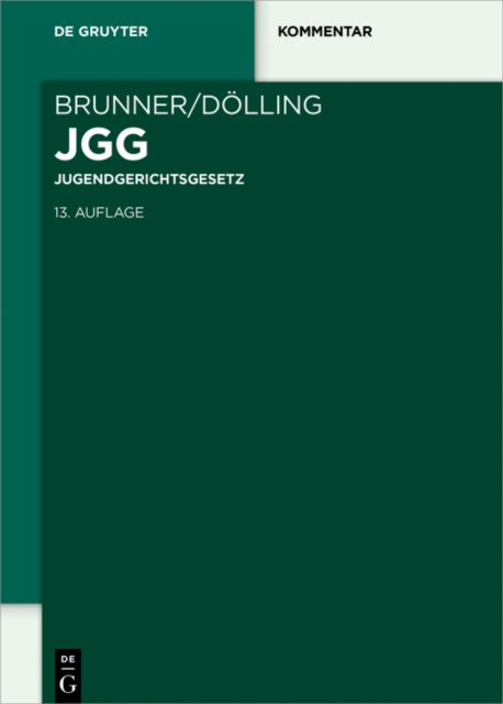 E-book Jugendgerichtsgesetz Rudolf Brunner