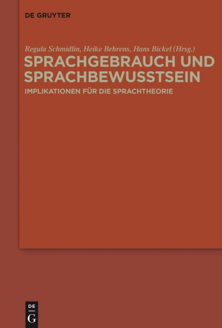 E-book Sprachgebrauch und Sprachbewusstsein Regula Schmidlin