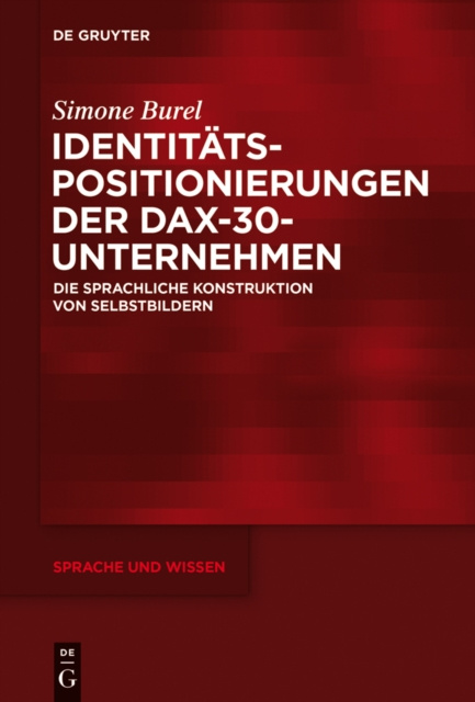 E-kniha Identitatspositionierungen der DAX-30-Unternehmen Simone Burel