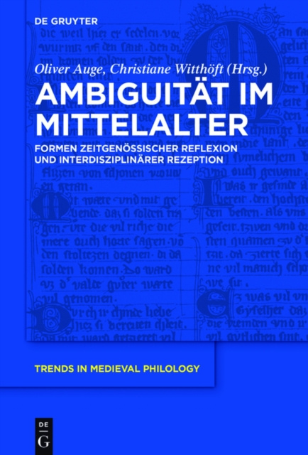 E-kniha Ambiguitat im Mittelalter Oliver Auge