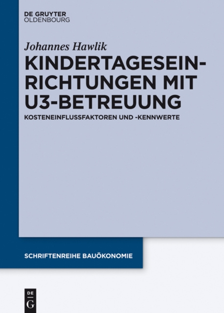 E-kniha Kindertageseinrichtungen mit U3-Betreuung Johannes Hawlik
