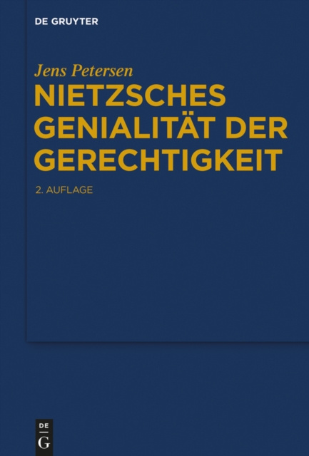 E-book Nietzsches Genialitat der Gerechtigkeit Jens Petersen