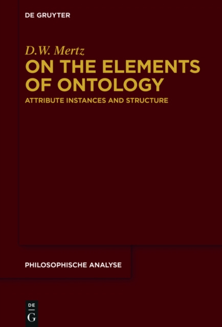 Libro elettronico On the Elements of Ontology D. W. Mertz