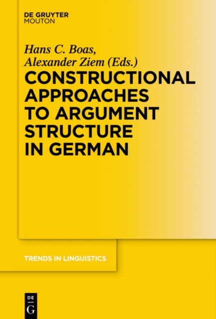 E-kniha Constructional Approaches to Syntactic Structures in German Hans C. Boas