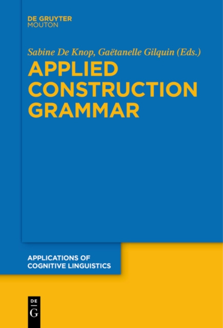 E-Book Applied Construction Grammar Sabine De Knop