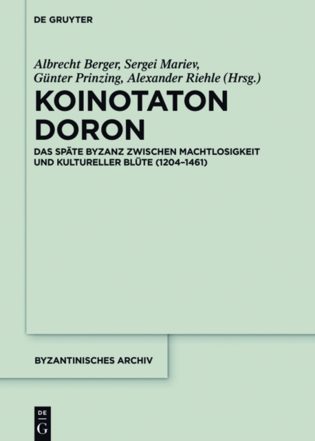 E-kniha Koinotaton Doron Albrecht Berger