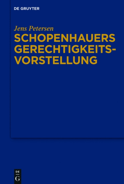 E-kniha Schopenhauers Gerechtigkeits-vorstellung Jens Petersen
