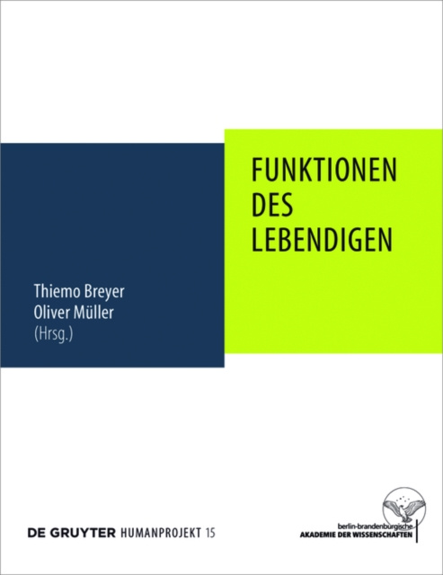 E-book Funktionen des Lebendigen Thiemo Breyer