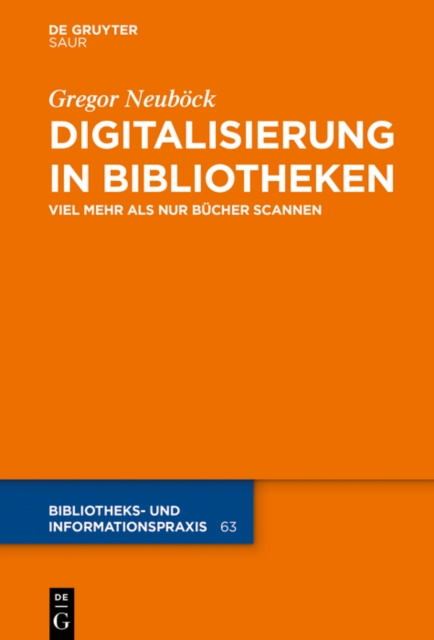 E-kniha Digitalisierung in Bibliotheken Gregor Neubock