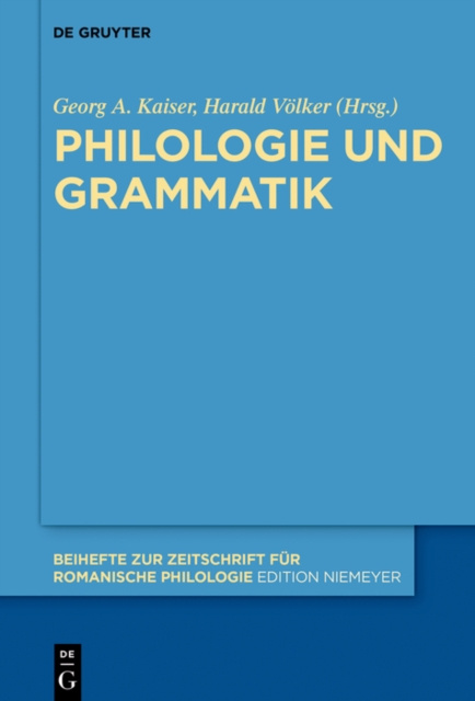 E-book Philologie und Grammatik Georg A. Kaiser