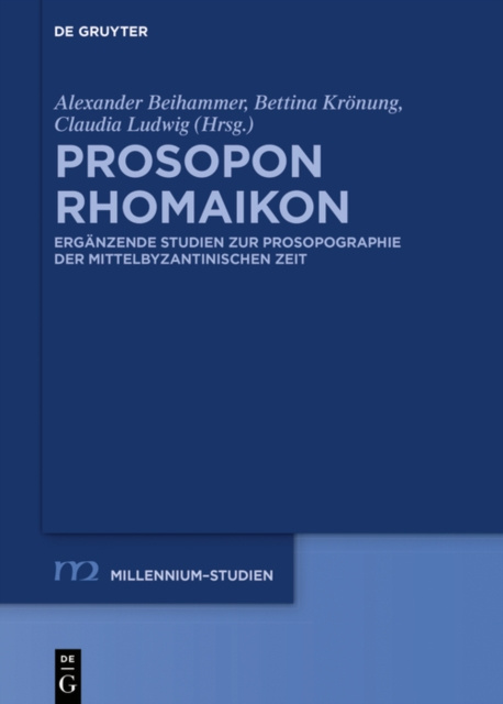 E-kniha Prosopon Rhomaikon Alexander Beihammer