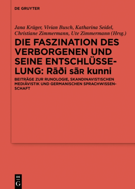 E-kniha Die Faszination des Verborgenen und seine Entschlusselung - RaA i sa  kunni Jana Kruger