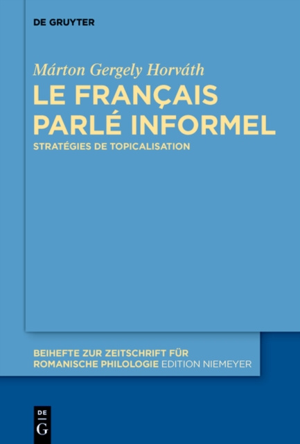 E-kniha Le francais parle informel Marton Gergely Horvath