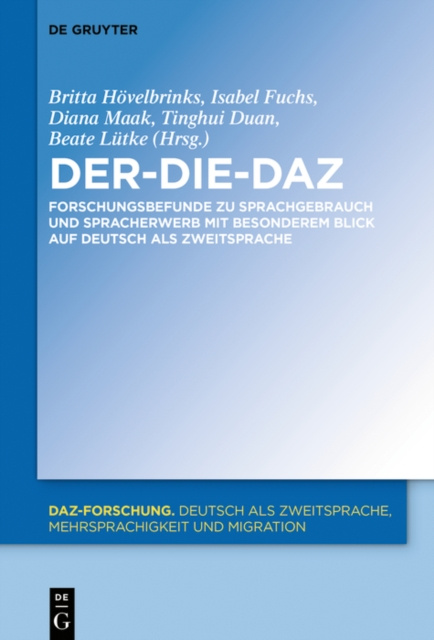 E-kniha Der-Die-DaZ - Forschungsbefunde zu Sprachgebrauch und Spracherwerb von Deutsch als Zweitsprache Britta Hovelbrinks