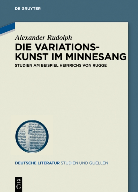 E-kniha Die Variationskunst im Minnesang Alexander Rudolph
