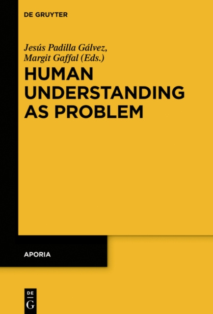 E-book Human Understanding as Problem Jesus Padilla Galvez