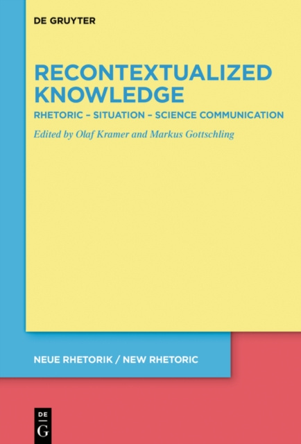 E-knjiga Recontextualized Knowledge Olaf Kramer