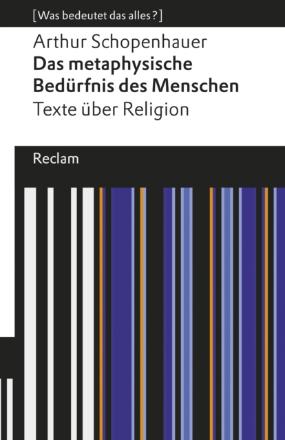 E-kniha Das metaphysische Bedurfnis des Menschen. Texte uber Religion Arthur Schopenhauer