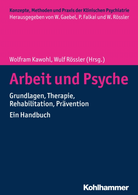E-kniha Arbeit und Psyche Wolfram Kawohl