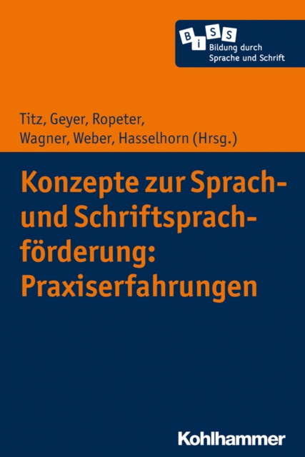 E-kniha Konzepte zur Sprach- und Schriftsprachforderung: Praxiserfahrungen Cora Titz