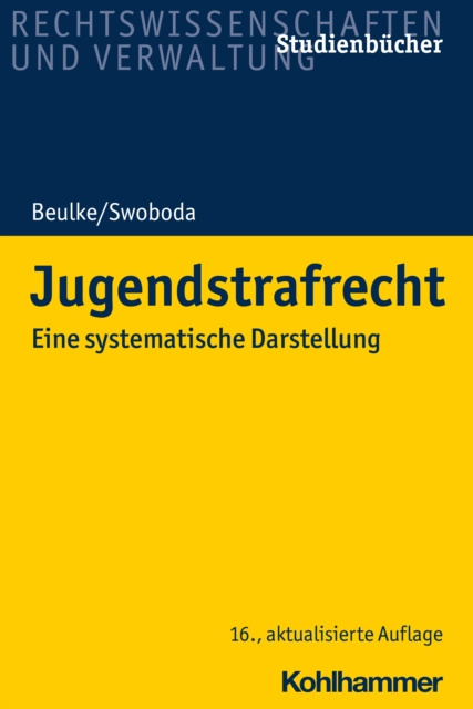 E-kniha Jugendstrafrecht Werner Beulke