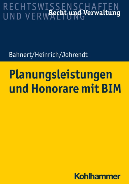 E-kniha Planungsleistungen und Honorare mit BIM Thomas Bahnert