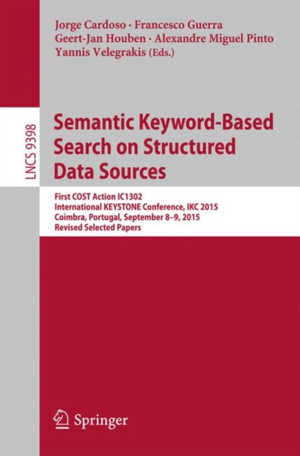 E-book Semantic Keyword-based Search on Structured Data Sources Jorge Cardoso