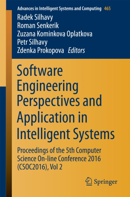 E-knjiga Software Engineering Perspectives and Application in Intelligent Systems Radek Silhavy