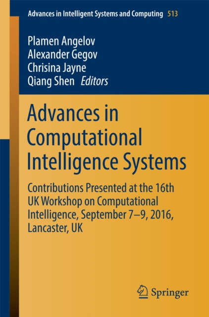 E-book Advances in Computational Intelligence Systems Plamen Angelov