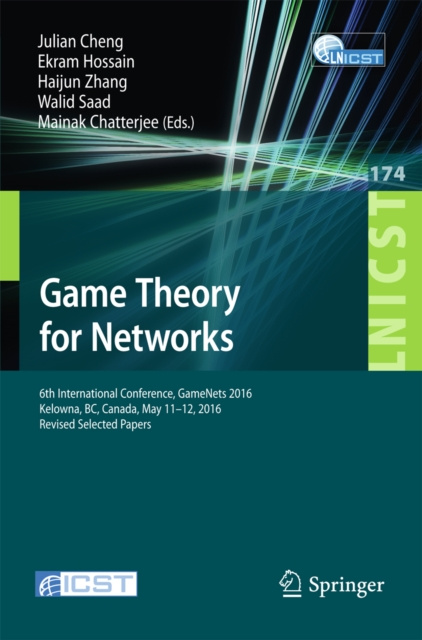 Livre numérique Game Theory for Networks Julian Cheng