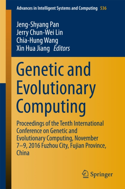 E-book Genetic and Evolutionary Computing Jeng-Shyang Pan
