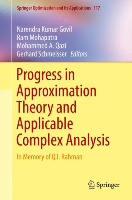 E-book Progress in Approximation Theory and Applicable Complex Analysis Narendra Kumar Govil