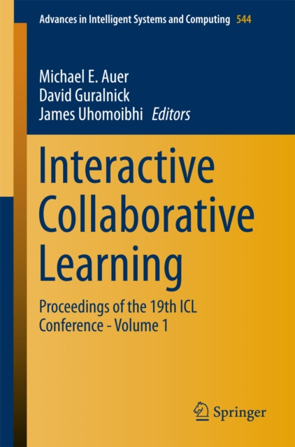 E-knjiga Interactive Collaborative Learning Michael E. Auer