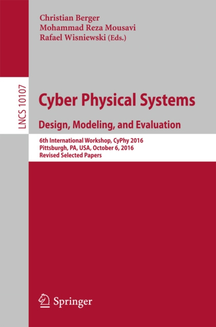 E-kniha Cyber Physical Systems. Design, Modeling, and Evaluation Christian Berger