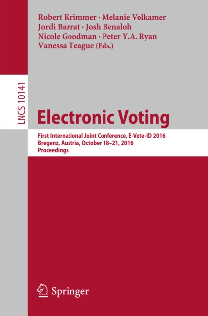 E-book Electronic Voting Robert Krimmer