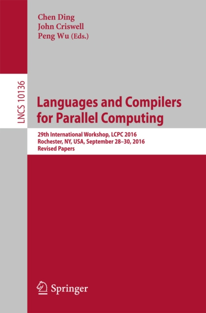 E-knjiga Languages and Compilers for Parallel Computing Chen Ding