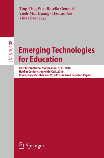 E-book Emerging Technologies for Education Ting-Ting Wu