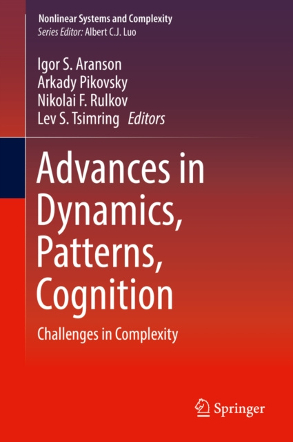 E-kniha Advances in Dynamics, Patterns, Cognition Igor S. Aranson