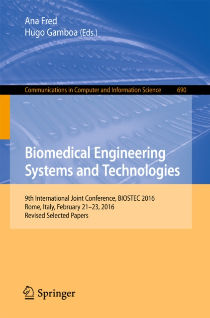 E-book Biomedical Engineering Systems and Technologies Ana Fred