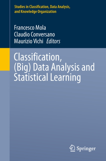 E-knjiga Classification, (Big) Data Analysis and Statistical Learning Francesco Mola