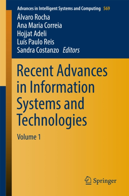 E-Book Recent Advances in Information Systems and Technologies Alvaro Rocha