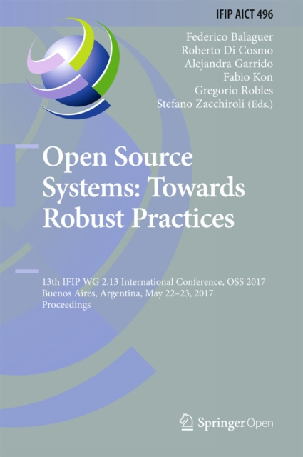E-kniha Open Source Systems: Towards Robust Practices Federico Balaguer