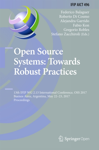 E-book Open Source Systems: Towards Robust Practices Federico Balaguer