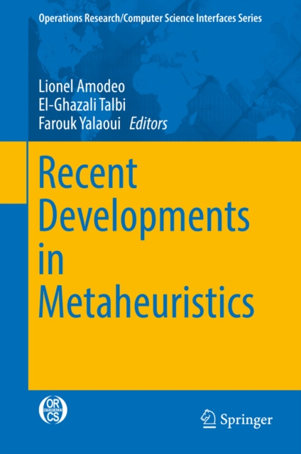 E-book Recent Developments in Metaheuristics Lionel Amodeo